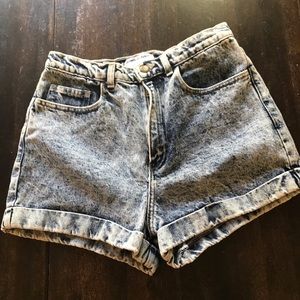 American Apparel jean shorts size 30